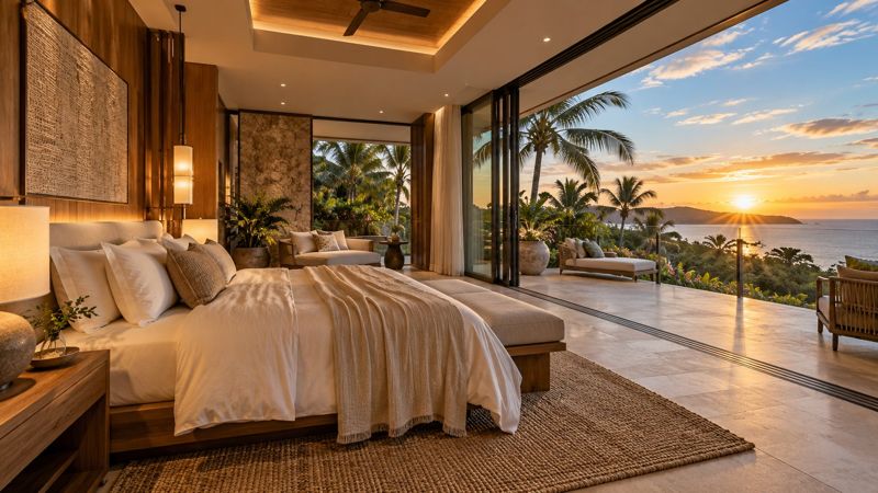 Primary suite with ocean view